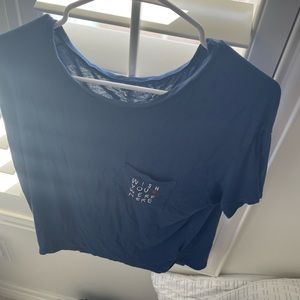 Soft & sexy embroidered tee